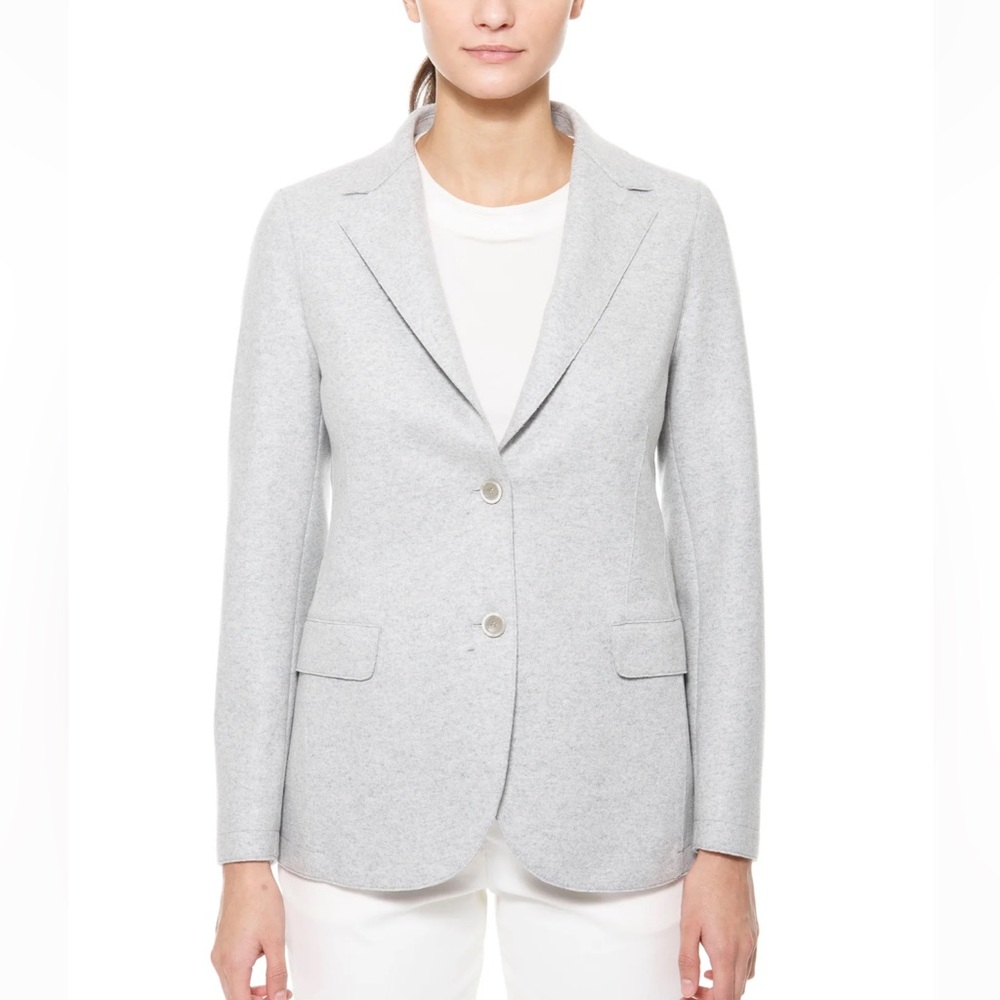 Eleventy Single-Breasted Real Cut Wool-Blend Blazer Jacket Made in Italy Size 4